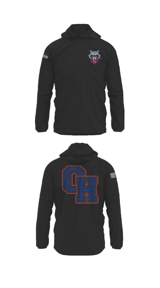 Windbreaker, Oak Hill High School, Spirit Store, Teamtime, Team time, sublimation, custom sports apparel, team uniforms, spirit wear, spiritwear, sports uniforms, custom shirts, team store, custom team store, fundraiser sports, apparel fundraiser