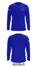 Washburn High School Badminton 49320999 Long Sleeve Performance Shirt - 18