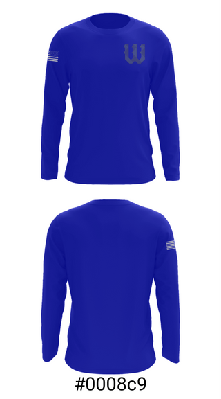 Long Sleeve Performance Shirt, Washburn High School Badminton, Spirit Store, Teamtime, Team time, sublimation, custom sports apparel, team uniforms, spirit wear, spiritwear, sports uniforms, custom shirts, team store, custom team store, fundraiser sports, apparel fundraiser