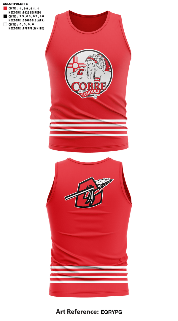 Tank Top, Cobre High School Cheer, Cheer, Teamtime, Team time, sublimation, custom sports apparel, team uniforms, spirit wear, spiritwear, sports uniforms, custom shirts, team store, custom team store, fundraiser sports, apparel fundraiser