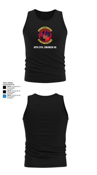 Tank Top, 18th Civil Engineer Sq, Air Force, Teamtime, Team time, sublimation, custom sports apparel, team uniforms, spirit wear, spiritwear, sports uniforms, custom shirts, team store, custom team store, fundraiser sports, apparel fundraiser