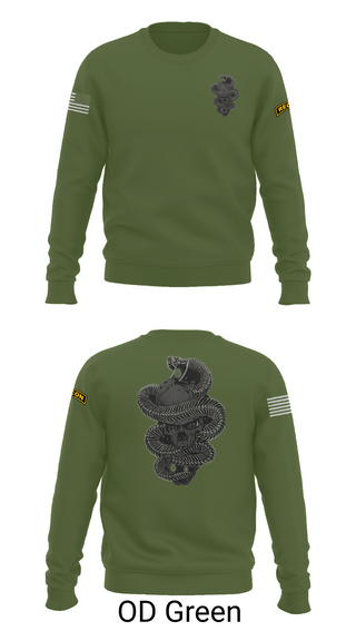 Crew Neck Sweatshirt, HHC 1-8IN SCT, Army, Teamtime, Team time, sublimation, custom sports apparel, team uniforms, spirit wear, spiritwear, sports uniforms, custom shirts, team store, custom team store, fundraiser sports, apparel fundraiser