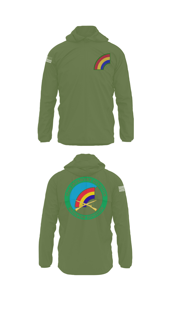 Windbreaker, 42nd ID, Army, Teamtime, Team time, sublimation, custom sports apparel, team uniforms, spirit wear, spiritwear, sports uniforms, custom shirts, team store, custom team store, fundraiser sports, apparel fundraiser