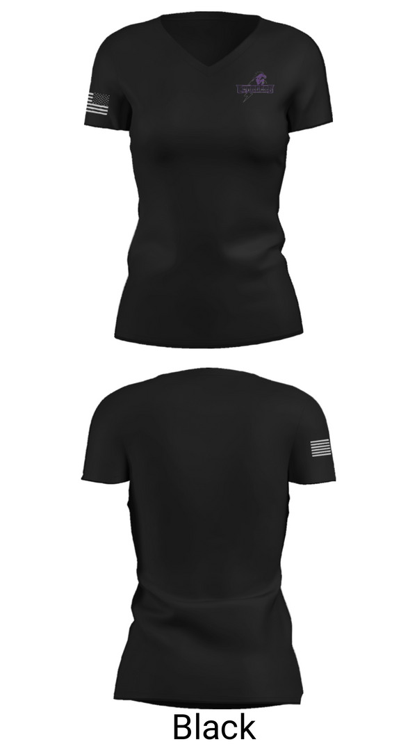 Womens Short Sleeve Vneck Shirt, Dean Leaman Junior High School Soccer, Men's Soccer, Teamtime, Team time, sublimation, custom sports apparel, team uniforms, spirit wear, spiritwear, sports uniforms, custom shirts, team store, custom team store, fundraiser sports, apparel fundraiser