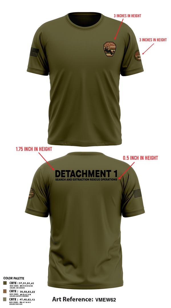 Short Sleeve Performance Shirt, Detachment 1, Air Force, Teamtime, Team time, sublimation, custom sports apparel, team uniforms, spirit wear, spiritwear, sports uniforms, custom shirts, team store, custom team store, fundraiser sports, apparel fundraiser