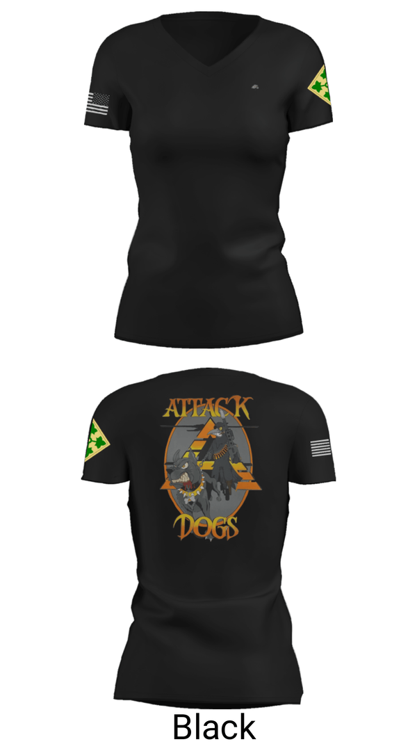 Women's Short Sleeve Vneck Shirt, B Co 404th ASB, Army, Teamtime, Team time, sublimation, custom sports apparel, team uniforms, spirit wear, spiritwear, sports uniforms, custom shirts, team store, custom team store, fundraiser sports, apparel fundraiser