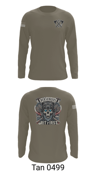 Long Sleeve Performance Shirt, Baker 3-509th 3rd Plt 1st squad, Army, Teamtime, Team time, sublimation, custom sports apparel, team uniforms, spirit wear, spiritwear, sports uniforms, custom shirts, team store, custom team store, fundraiser sports, apparel fundraiser