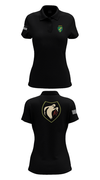 Women's Short Sleeve Performance Polo, 325th Tactical PSYOP Co. (A), Army, Teamtime, Team time, sublimation, custom sports apparel, team uniforms, spirit wear, spiritwear, sports uniforms, custom shirts, team store, custom team store, fundraiser sports, apparel fundraiser