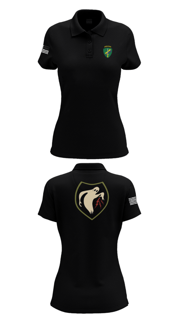 Women's Short Sleeve Performance Polo, 325th Tactical PSYOP Co. (A), Army, Teamtime, Team time, sublimation, custom sports apparel, team uniforms, spirit wear, spiritwear, sports uniforms, custom shirts, team store, custom team store, fundraiser sports, apparel fundraiser
