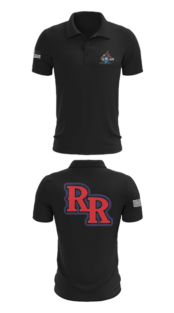 Short Sleeve Performance Polo, Rudder Middle School Soccer, Men's Soccer, Teamtime, Team time, sublimation, custom sports apparel, team uniforms, spirit wear, spiritwear, sports uniforms, custom shirts, team store, custom team store, fundraiser sports, apparel fundraiser