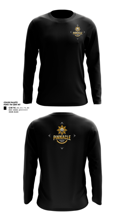 Pinnacle Martial Arts 28485454 Long Sleeve Performance Shirt 4