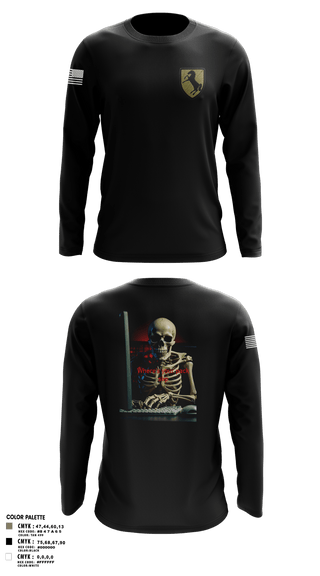 Long Sleeve Performance Shirt, 1/11 acr, Army, Teamtime, Team time, sublimation, custom sports apparel, team uniforms, spirit wear, spiritwear, sports uniforms, custom shirts, team store, custom team store, fundraiser sports, apparel fundraiser
