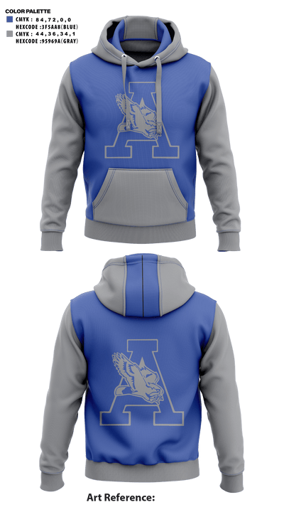 Airport High School Volleyball 92369251 Hoodie - 41