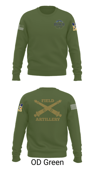 Crew Neck Sweatshirt, Busch Latte, Army, Teamtime, Team time, sublimation, custom sports apparel, team uniforms, spirit wear, spiritwear, sports uniforms, custom shirts, team store, custom team store, fundraiser sports, apparel fundraiser