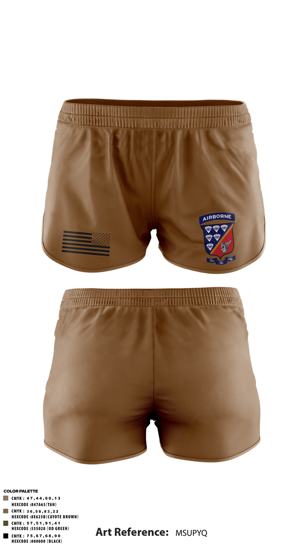 Ranger Panties, 647 Quartermaster Company, Army, Teamtime, Team time, sublimation, custom sports apparel, team uniforms, spirit wear, spiritwear, sports uniforms, custom shirts, team store, custom team store, fundraiser sports, apparel fundraiser