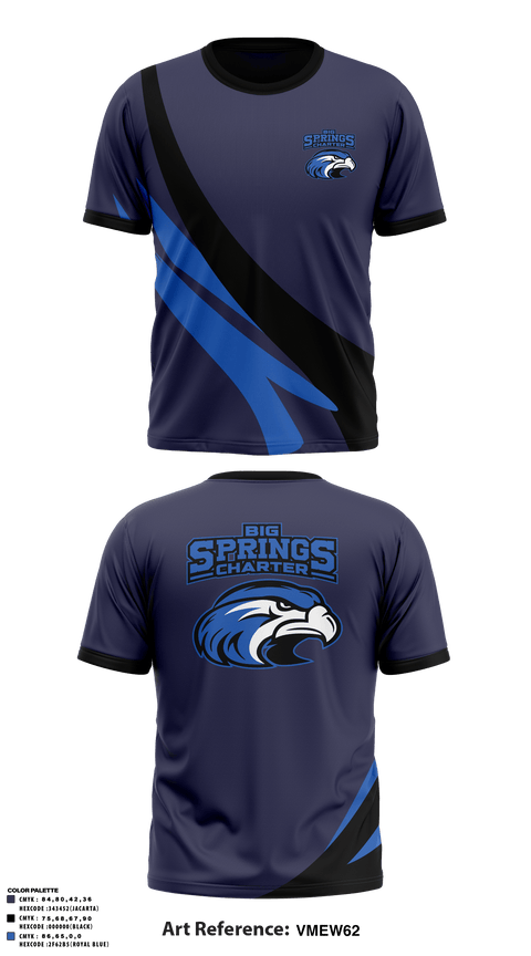 Short Sleeve Performance Shirt, Big Springs Charter School Football, Football, Teamtime, Team time, sublimation, custom sports apparel, team uniforms, spirit wear, spiritwear, sports uniforms, custom shirts, team store, custom team store, fundraiser sports, apparel fundraiser