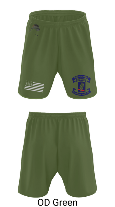 173rd Airborne Division 25109873 Athletic Shorts With Pockets - 49