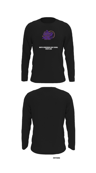 Long Sleeve Performance Shirt, North Henderson High School Wrestling, Wrestling, Teamtime, Team time, sublimation, custom sports apparel, team uniforms, spirit wear, spiritwear, sports uniforms, custom shirts, team store, custom team store, fundraiser sports, apparel fundraiser