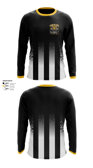 Long Sleeve Performance Shirt, GRAMBLING STATE UNIVERSITY TIGERS, Baseball, Teamtime, Team time, sublimation, custom sports apparel, team uniforms, spirit wear, spiritwear, sports uniforms, custom shirts, team store, custom team store, fundraiser sports, apparel fundraiser
