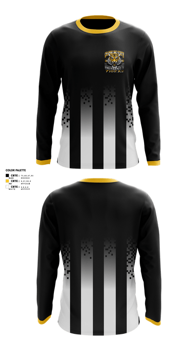 GRAMBLING STATE UNIVERSITY TIGERS 66650762 Long Sleeve Performance Shirt - 1