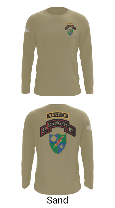 2nd Battalion 75th Ranger Regiment 36081201 Long Sleeve Performance Shirt - 86