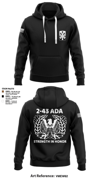 Hoodie, 2/43 ADA, Army, Teamtime, Team time, sublimation, custom sports apparel, team uniforms, spirit wear, spiritwear, sports uniforms, custom shirts, team store, custom team store, fundraiser sports, apparel fundraiser