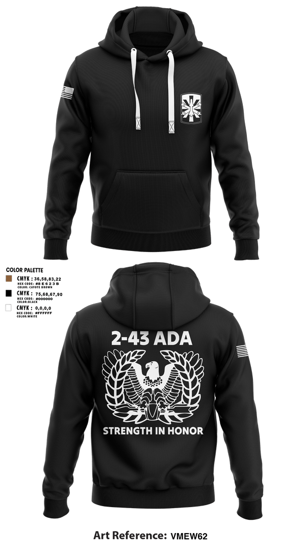 Hoodie, 2/43 ADA, Army, Teamtime, Team time, sublimation, custom sports apparel, team uniforms, spirit wear, spiritwear, sports uniforms, custom shirts, team store, custom team store, fundraiser sports, apparel fundraiser