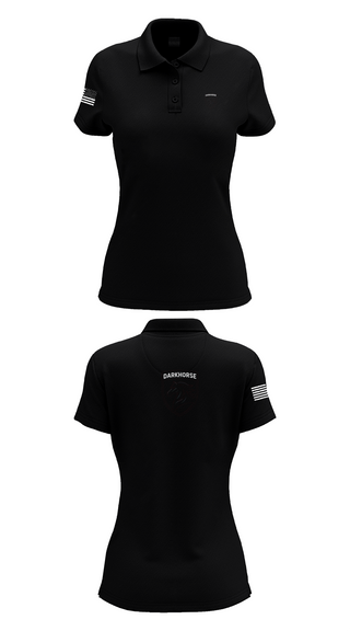 Womens Short Sleeve Performance Polo, DARKHORSE, , Teamtime, Team time, sublimation, custom sports apparel, team uniforms, spirit wear, spiritwear, sports uniforms, custom shirts, team store, custom team store, fundraiser sports, apparel fundraiser