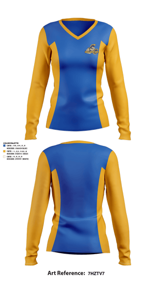 Womens Long Sleeve Vneck Shirt, Lakeview Spartans Cheer, Cheer, Teamtime, Team time, sublimation, custom sports apparel, team uniforms, spirit wear, spiritwear, sports uniforms, custom shirts, team store, custom team store, fundraiser sports, apparel fundraiser