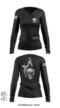 Boston FD HM/ WMD 15642314 Women's Long Sleeve V-neck Shirt -1 115