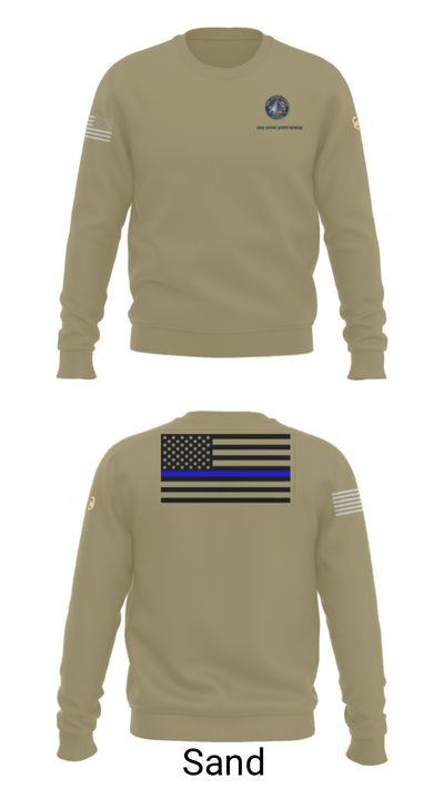 NAVAL SUPPORT ACTIVITY BETHESDA SECURITY FORCES 28838405 Crew Neck Sweatshirt - 81