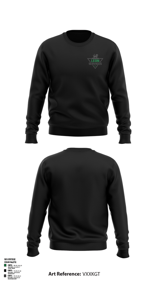 Crew Neck Sweatshirt, LEON SERVICES LLC, , Teamtime, Team time, sublimation, custom sports apparel, team uniforms, spirit wear, spiritwear, sports uniforms, custom shirts, team store, custom team store, fundraiser sports, apparel fundraiser