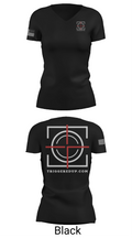 TriggeredUp.com 76062487 Women's Short Sleeve V-neck Shirt - 38