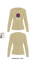 315th SFS 85031138 Women's Long Sleeve V-neck Shirt - 82