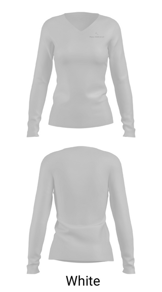 Women's Long Sleeve Vneck Shirt, Pioneer Middle School Cross Country, Cross Country, Teamtime, Team time, sublimation, custom sports apparel, team uniforms, spirit wear, spiritwear, sports uniforms, custom shirts, team store, custom team store, fundraiser sports, apparel fundraiser