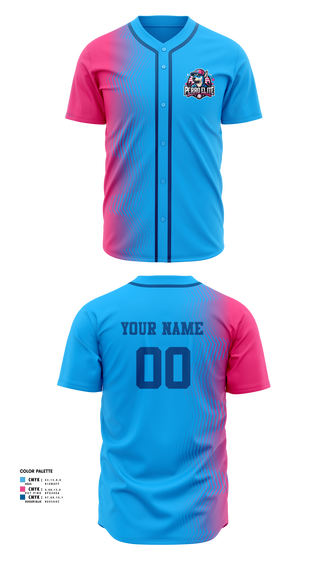 Full Button Baseball Jersey, PERRO ELITE, Baseball, Teamtime, Team time, sublimation, custom sports apparel, team uniforms, spirit wear, spiritwear, sports uniforms, custom shirts, team store, custom team store, fundraiser sports, apparel fundraiser