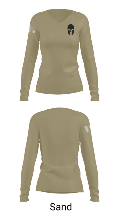 uN ğiNÿå 21846884 Women's Long Sleeve V-neck Shirt - 92