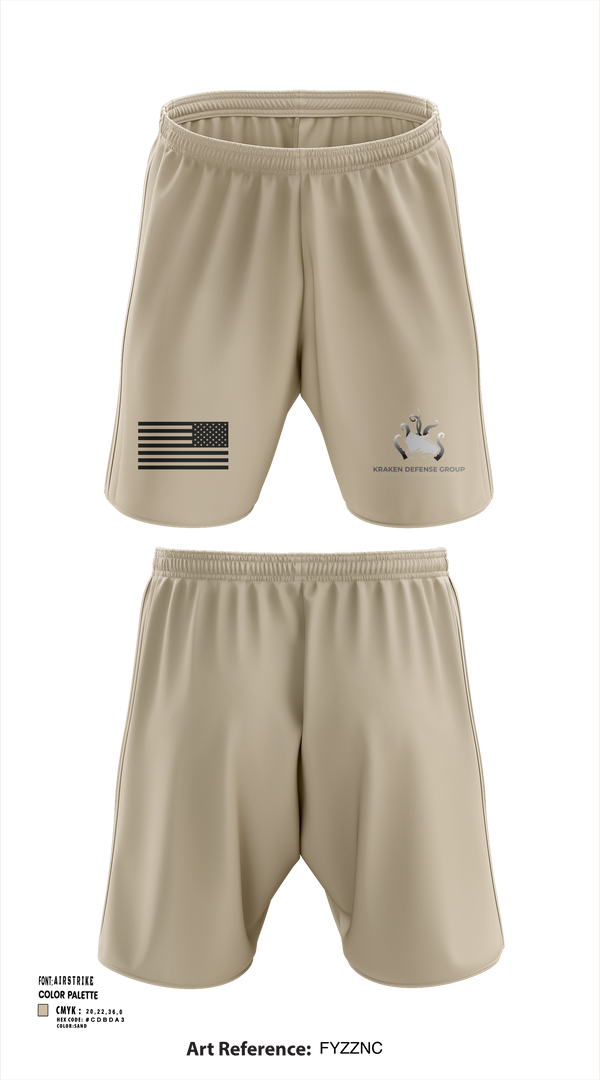 Athletic Shorts With Pockets, Kraken Defense Group, , Teamtime, Team time, sublimation, custom sports apparel, team uniforms, spirit wear, spiritwear, sports uniforms, custom shirts, team store, custom team store, fundraiser sports, apparel fundraiser
