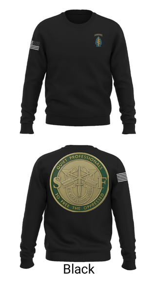 Crew Neck Sweatshirt, Echo 20th SFG, National Guard, Teamtime, Team time, sublimation, custom sports apparel, team uniforms, spirit wear, spiritwear, sports uniforms, custom shirts, team store, custom team store, fundraiser sports, apparel fundraiser