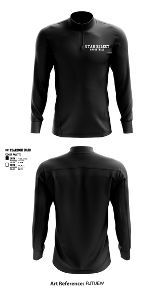 Quarter Zip Jacket, Utah Select Basketball, Cheer, Teamtime, Team time, sublimation, custom sports apparel, team uniforms, spirit wear, spiritwear, sports uniforms, custom shirts, team store, custom team store, fundraiser sports, apparel fundraiser