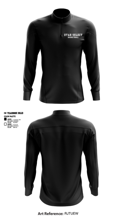 Utah Select Basketball 19223237 Quarter Zip Jacket - 2