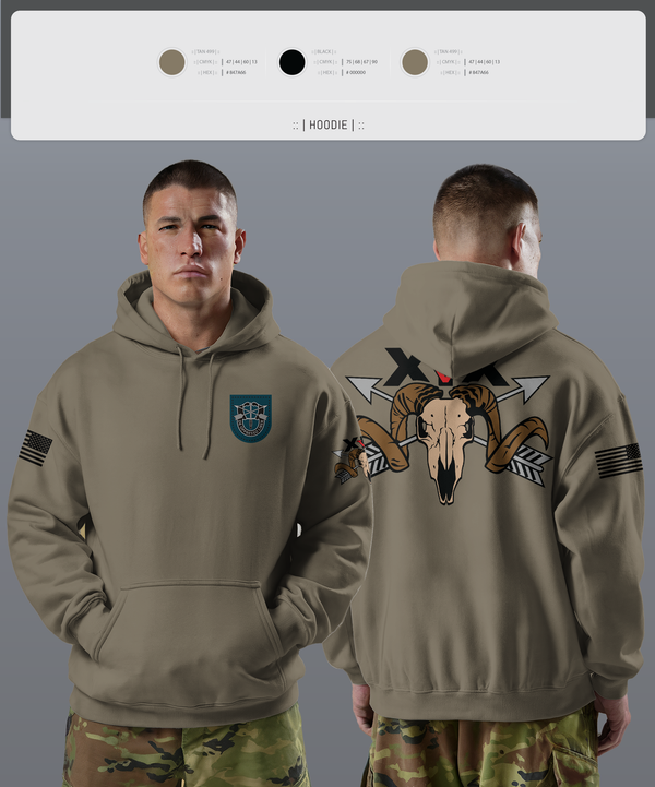 Hoodie, 5/19th SFG, National Guard, Teamtime, Team time, sublimation, custom sports apparel, team uniforms, spirit wear, spiritwear, sports uniforms, custom shirts, team store, custom team store, fundraiser sports, apparel fundraiser