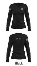 EMPIRE First protection service agent 86384889 Women's Long Sleeve V-neck Shirt - 35