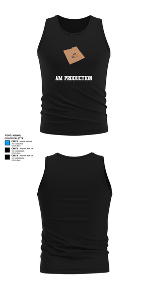 Tank Top, AM PRODUCTION, , Teamtime, Team time, sublimation, custom sports apparel, team uniforms, spirit wear, spiritwear, sports uniforms, custom shirts, team store, custom team store, fundraiser sports, apparel fundraiser