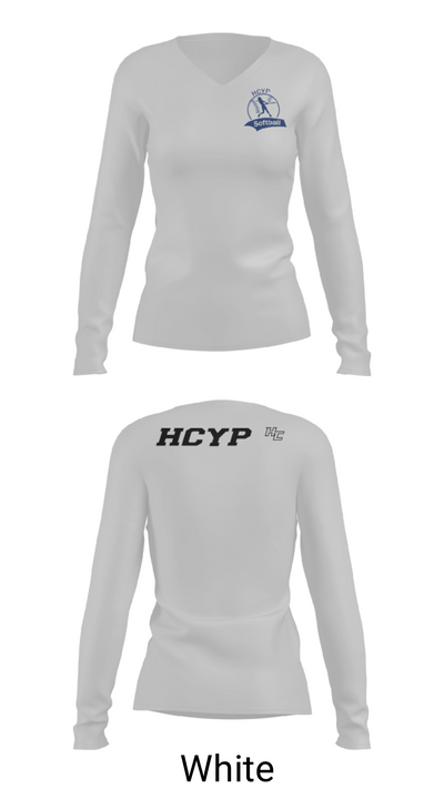 HCYP Recreational 89498148 Women's Long Sleeve V-neck Shirt - 9