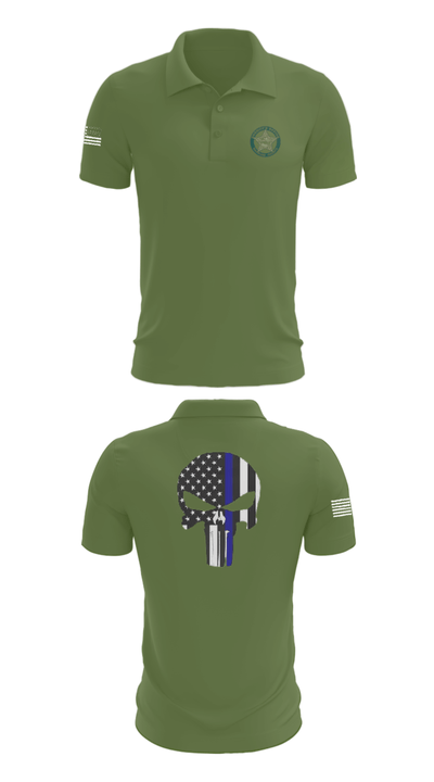 BROWARD SHERIFF EXPLORERS 82961941 Short Sleeve Performance Polo - 45