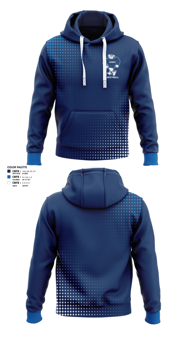 Hoodie, Prairie Central Junior High School Basketball, Women's Basketball, Teamtime, Team time, sublimation, custom sports apparel, team uniforms, spirit wear, spiritwear, sports uniforms, custom shirts, team store, custom team store, fundraiser sports, apparel fundraiser