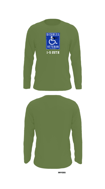 1-5 25th 6477300 Long Sleeve Performance Shirt - 52