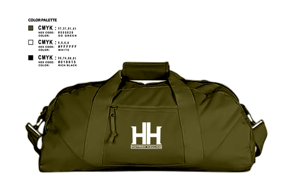 Duffle Bag, Huitron hauling llc, , Teamtime, Team time, sublimation, custom sports apparel, team uniforms, spirit wear, spiritwear, sports uniforms, custom shirts, team store, custom team store, fundraiser sports, apparel fundraiser