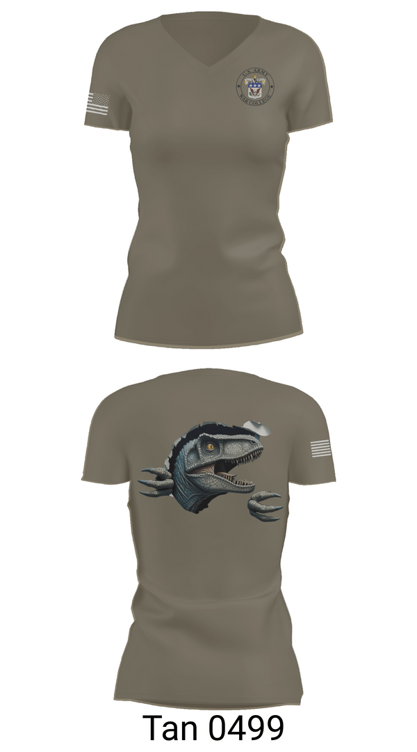 Womens Short Sleeve Vneck Shirt, Seminar 3, Army, Teamtime, Team time, sublimation, custom sports apparel, team uniforms, spirit wear, spiritwear, sports uniforms, custom shirts, team store, custom team store, fundraiser sports, apparel fundraiser